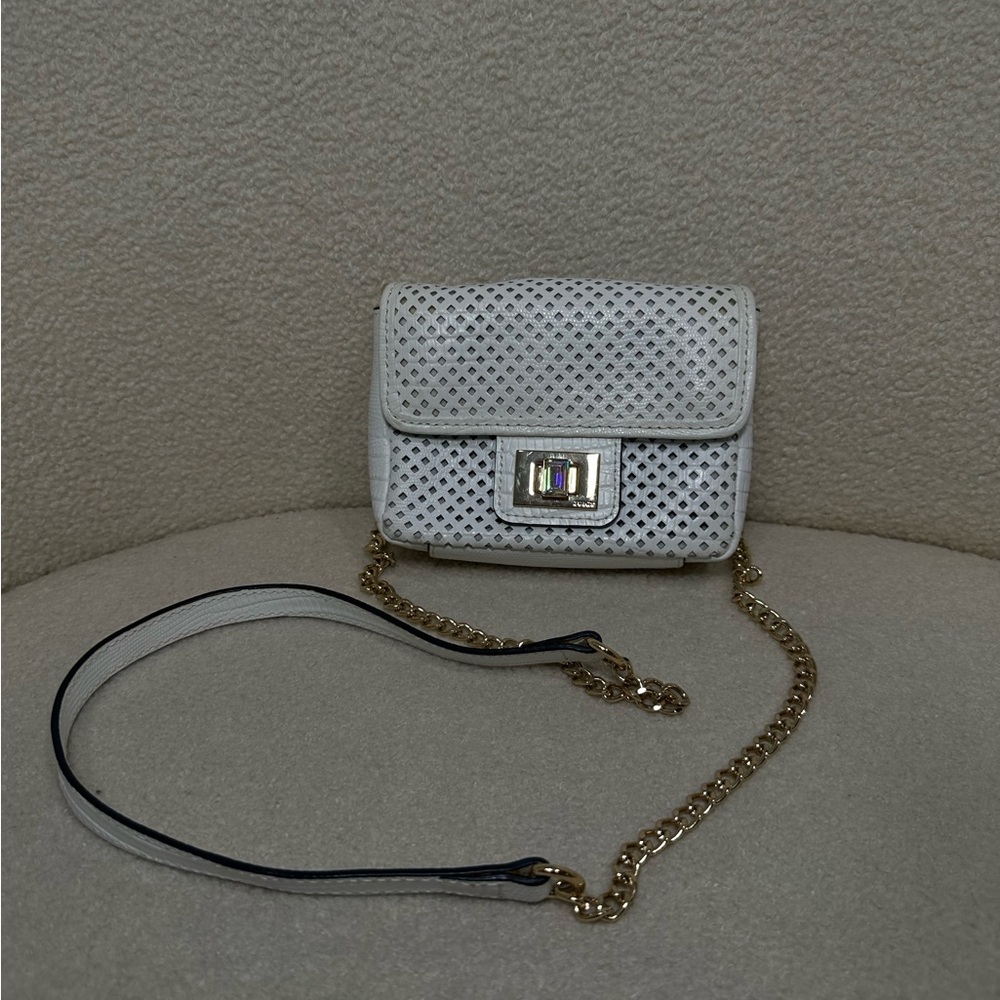 Juicy Couture White Mini Crossbody Purse